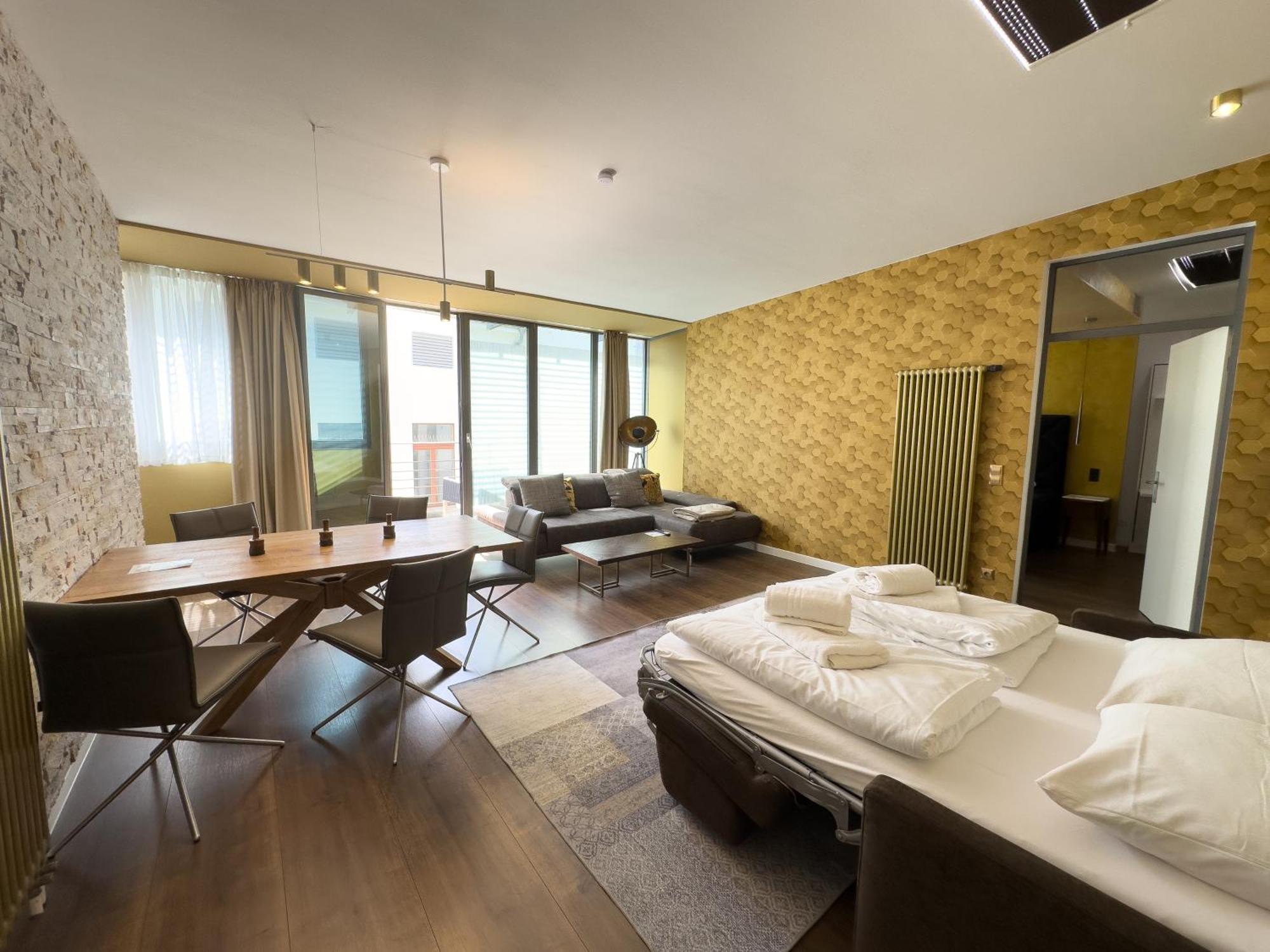 Exklusives Leipzig City Apartment Sunrise Buitenkant foto